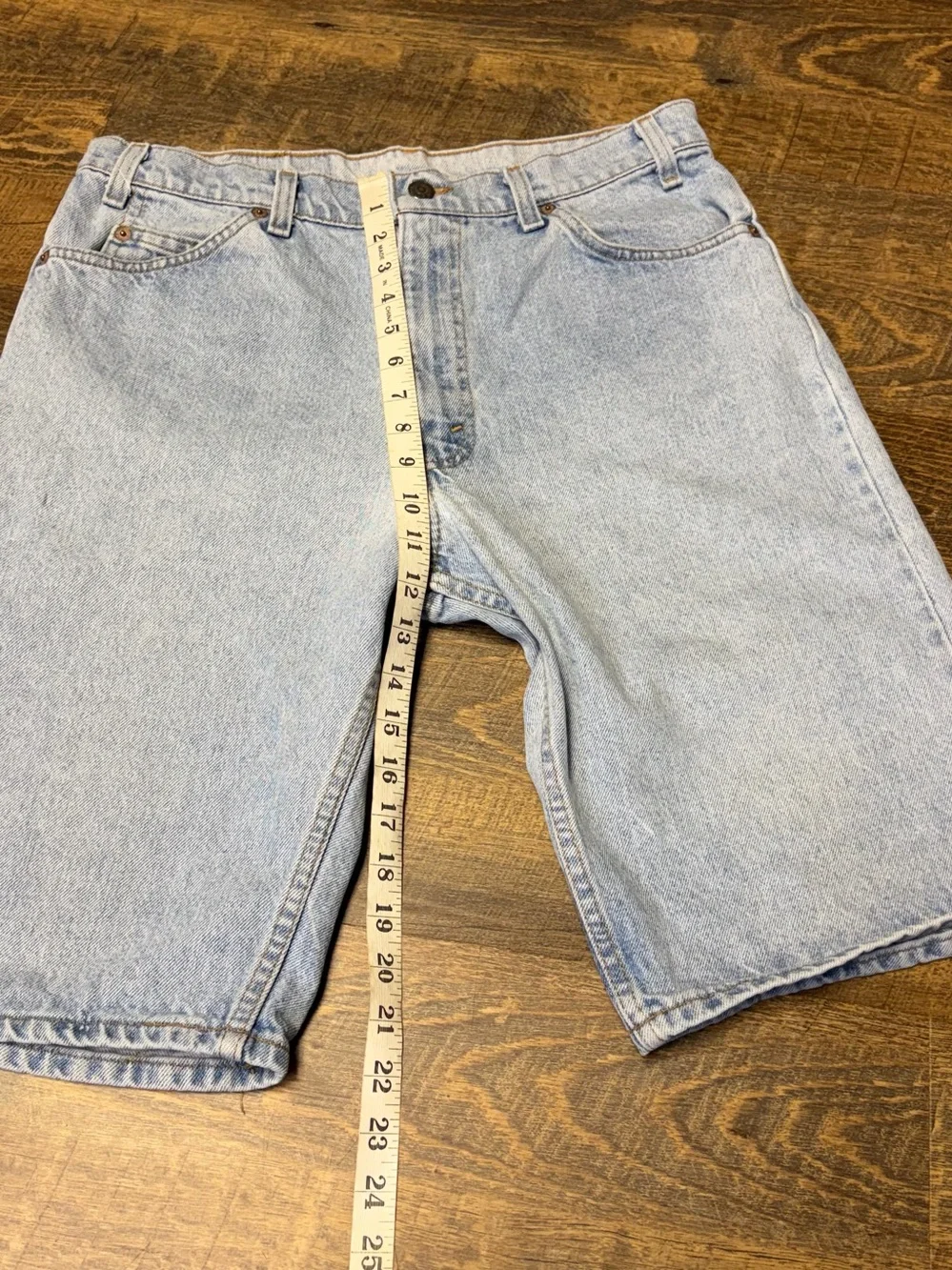 Vintage 80s Levi’s 550 Orange Tab Relaxed Fit Denim Jean Short Jorts Mens 34 USA
